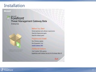 Installation




               17
 