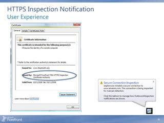 HTTPS Inspection Notification
User Experience




                                23
 