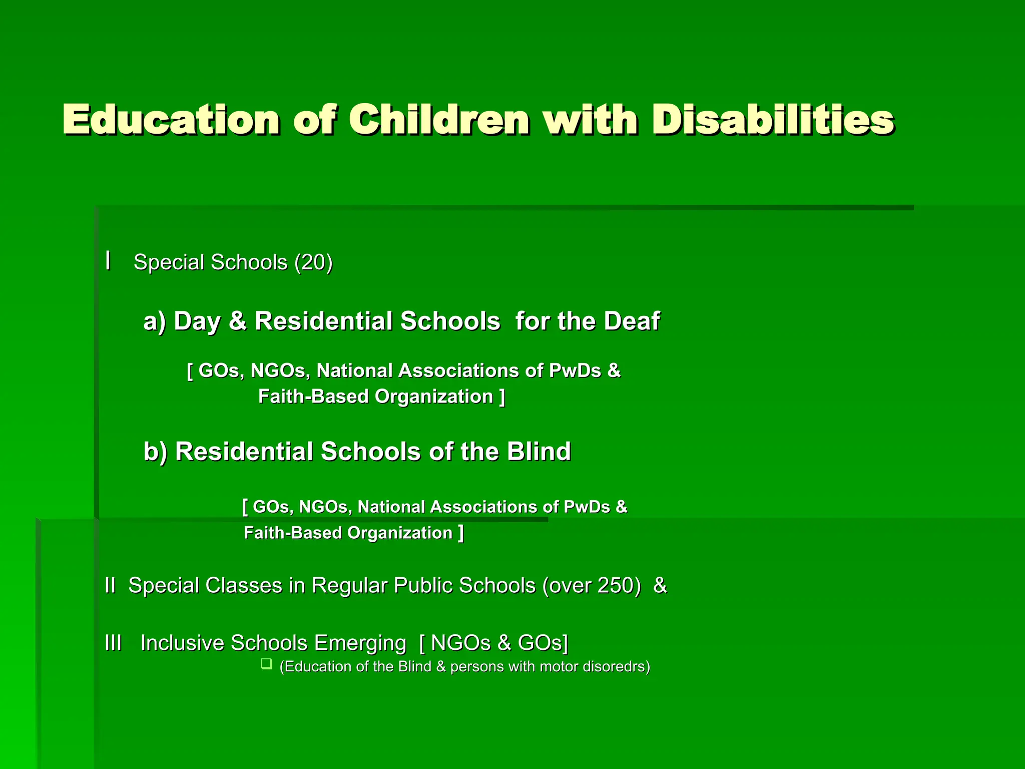 Situation of Persons with Disabilities in Ethiopia | PPT