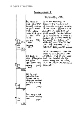 80 TAKING OFF QUANTITIES: 
 