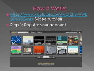  https://www.youtube.com/watch?v=WE
bEwY5Gmks (video tutorial)
 Step 1: Register your account
 