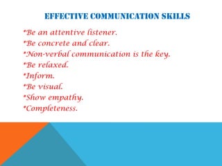 Communication skills including lswr(learning speaking writing reading ...