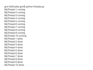 Concurrency in Python | PDF