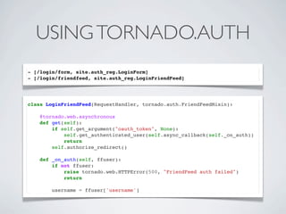 An Introduction to Tornado | PDF