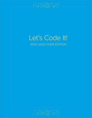 Let’s Code It!
2022–2023 CODE EDITION
ISTUDY
 