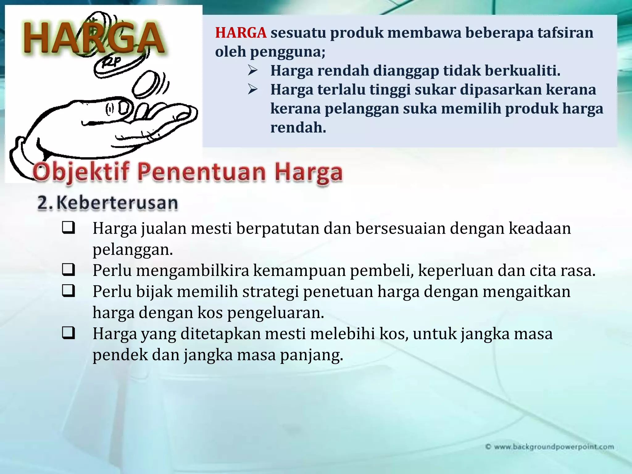 Analisis Struktur Harga dan Margin Keuntungan