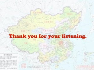 7
Thank you for your listening.
 