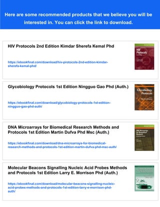 HIV Protocols 2nd Edition Kimdar Sherefa Kemal Phd | PDF