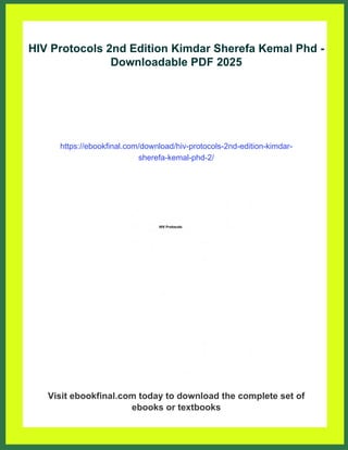 HIV Protocols 2nd Edition Kimdar Sherefa Kemal Phd | PDF