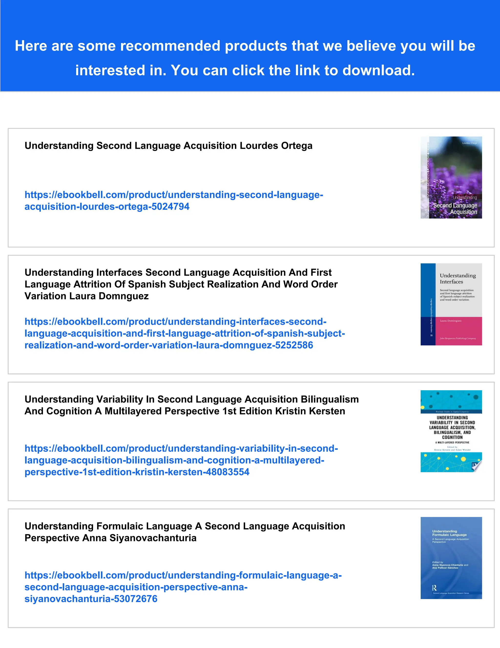 Understanding Second Language Acquisition 2nd Rod Ellis | PDF