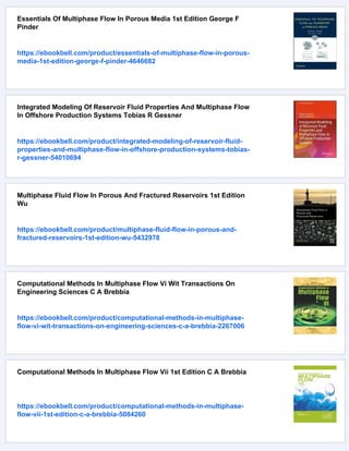 Multiphase Flow In Permeable Media A Porescale Perspective Blunt | PDF