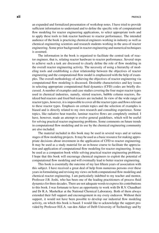 Computational Flow Modeling for Chemical Reactor Engineering 1st ...