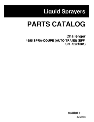 Challenger 4655 SPRA - COUPE (auto trans) parts catalog