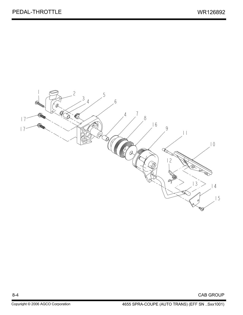 Challenger 4655 SPRA COUPE (auto trans) parts catalog
