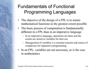 Functional Programming Languages slidesslies.ppt