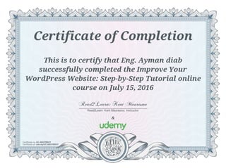 Improve Your WordPress Website Step-by-Step Tutorial
