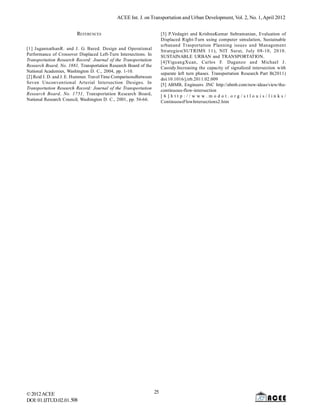 Performance Analysis of Continuous Flow Intersection in Mixed Traffic ...