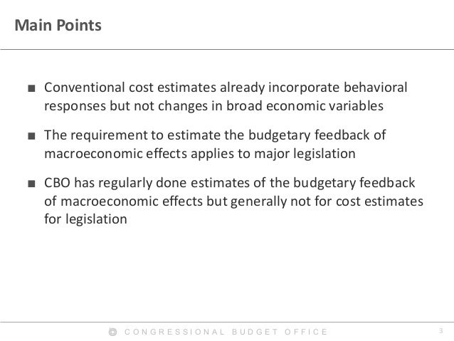 3C O N G R E S S I O N A L B U D G E T O F F I C E
Main Points
■ Conventional cost estimates already incorporate behaviora...