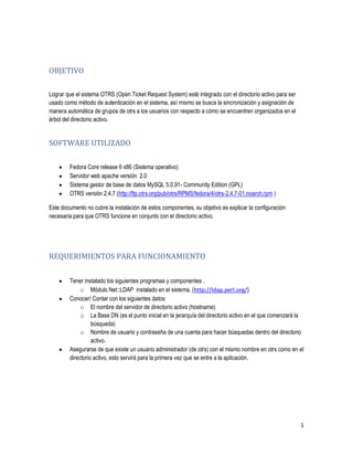 Integración LDAP - OTRS | PDF