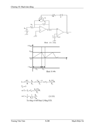 Chương 10: Mạch dao động
Trương Văn Tám X-34 Mạch Điện Tử
 