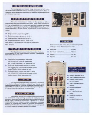 MV Switchgear With Vacuum Circuit Breaker | PDF