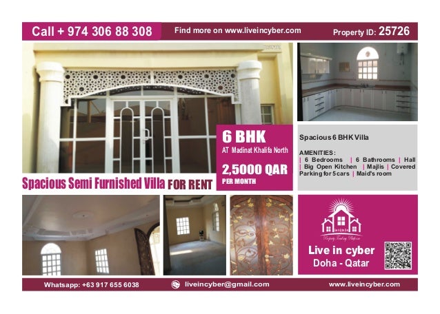 Lic 509 25726 Spacious 6 Bhk Villa In Doha