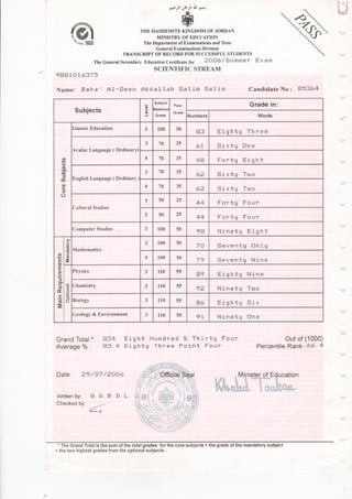 high school certificate | PDF