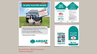 Brand/Client: ARDAF Insurance
Integrated Campaigns!
 