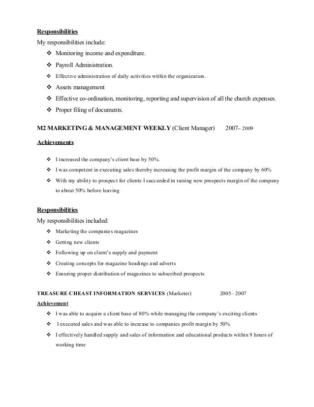 Best curriculum vitae format image