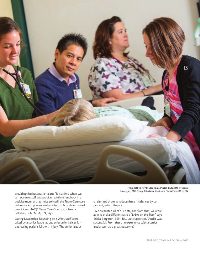 Dartmouth Hitchcock Nursing Year in Review 2014