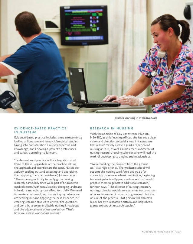 Dartmouth Hitchcock Nursing Year in Review 2014