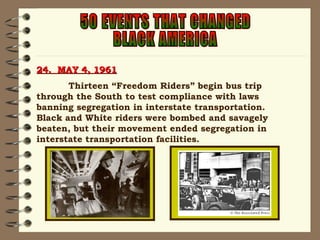 50 Events That Changed African American History | PPT