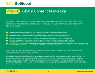 3 www.BeGlobal.com
As a global B2B marketer, you know you need content marketing in your mix – and you’ve been solidly
att...