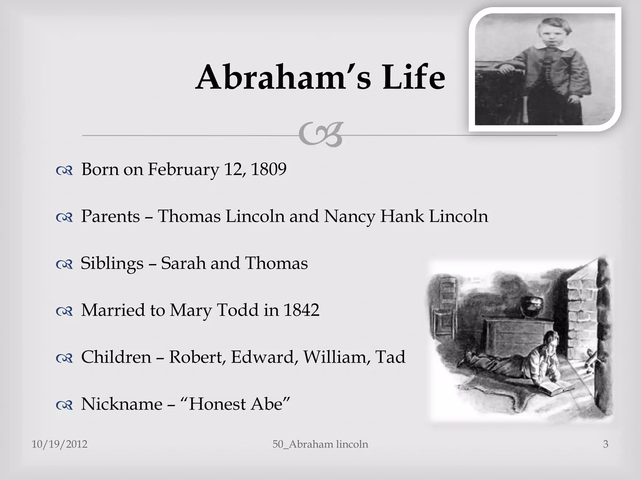 Abraham lincon | PPTX