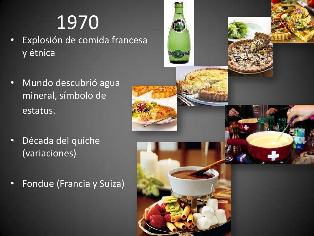 Historia y Evolucion de la Cocina Gourmet 5 decadas de