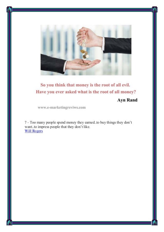 Money quotes things people say about money that make you th!   ink