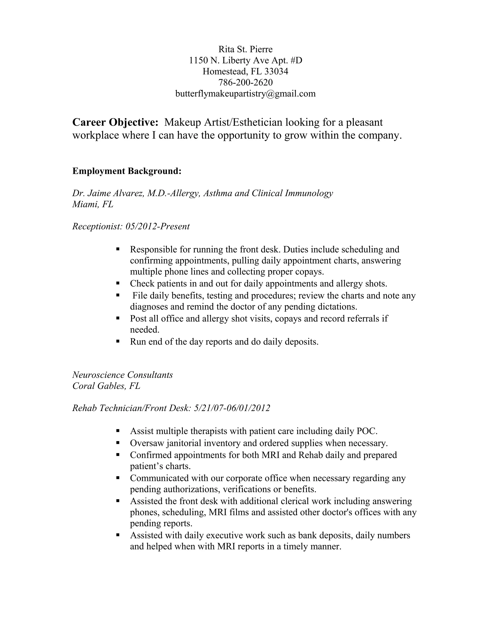 PRESENT TENSE RESUME FEB 2015 - PRESENT TENSE RESUME FEB 2015 1 2048 