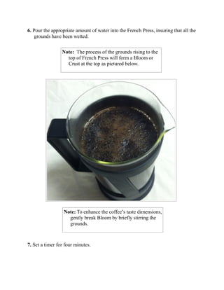 Brewing with a French Press | PDF