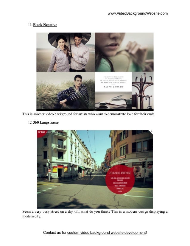 50 Best Video Backgrounds