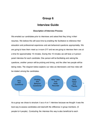 Interview Guide Final | DOCX