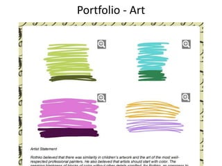 Portfolio - Art
 