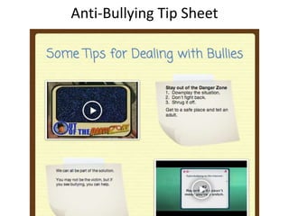 Anti-Bullying Tip Sheet
 