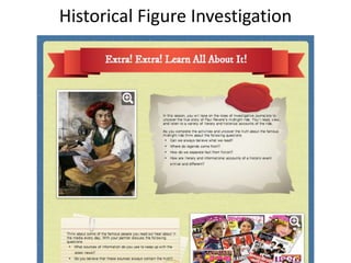 Historical Figure Investigation
 