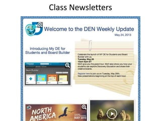 Class Newsletters
 