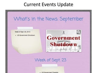 Current Events Update
 
