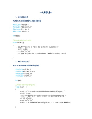 50 códigos c++ | DOCX
