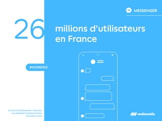 millions d’utilisateurs
en France
#AUDIENCE
Le Journal du Dimanche - Interview
vice-président Facebook France
& Europe du ...