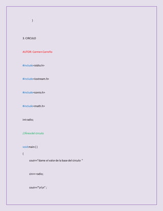 50 codigos c++ | DOCX