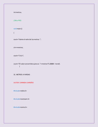 50 codigos c++ | DOCX