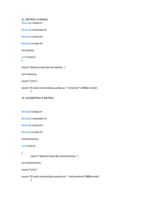 50 codigos escritos en word | DOCX